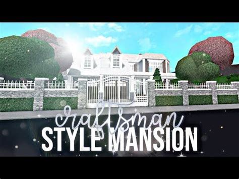 The most desired or best resale value home is a if the home is to cater to a growing family, a large separate family room opening out to the backyard is ideal; BLOXBURG| Craftsman style mansion - YouTube in 2020 ...