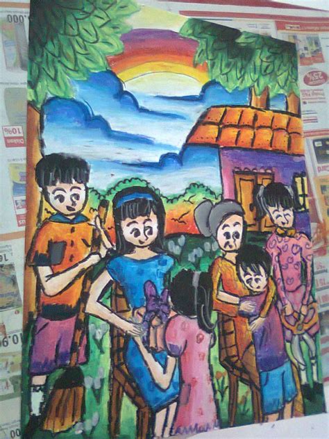 Gambar Menggambar Mewarnai Juara Lomba Crayon Gradasi Krayon Ibu