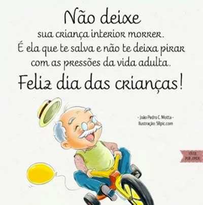 Mensagem página 1 de 1. Feliz dia das crianças - Status e Imagens