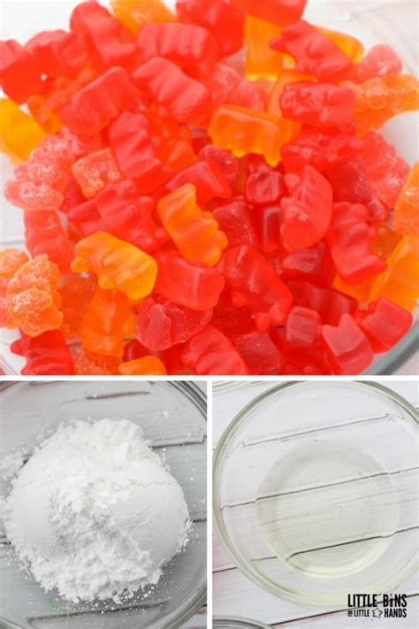 Gummy Bear Slime Recipe Little Bins For Little Hands