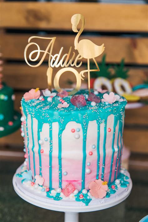 A creative space for inspiration and exploration. Kara's Party Ideas Tropical Flamingo Pool Party | Kara's ...