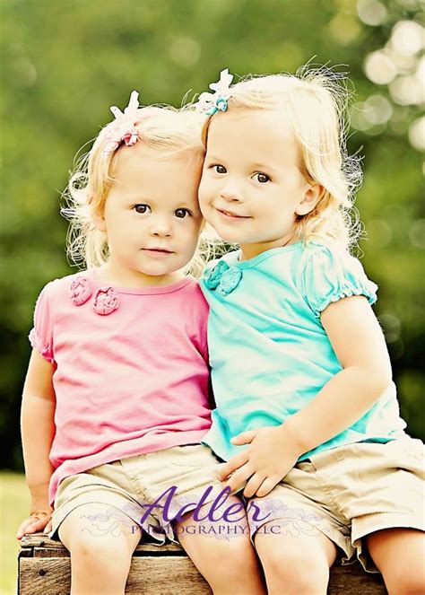Identical Twins Twin Girls Photography Cute Twins Twin Baby Girls