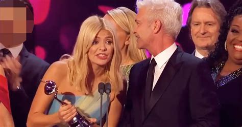 Phillip Schofield And Lover Spotted On Ntas Stage As They Share A Look During Win Mirror Online