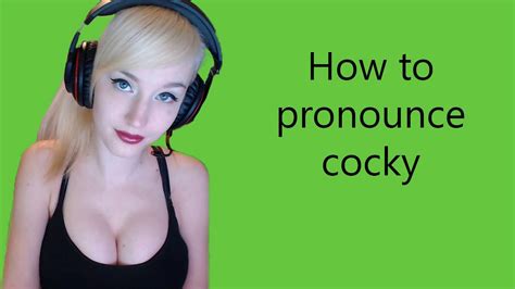 How To Pronounce Cocky Youtube