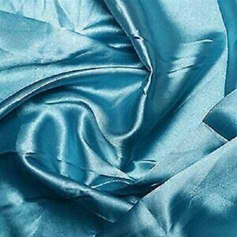 Silky Satin Dress Craft Fabric Plain Wedding Material 150cm Extra Wide