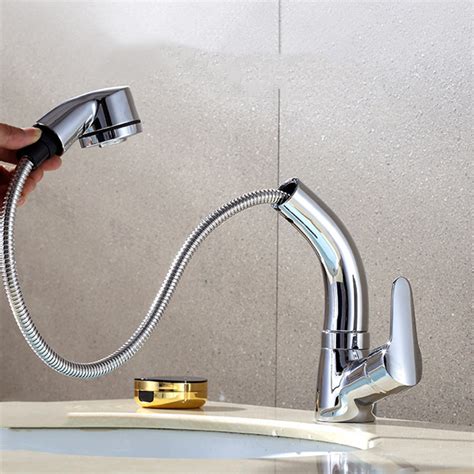 The hoses are often too bathroom design 8 fabulous faucets for all kinds of bathrooms. Pull Out Bathroom Faucet Basin Sink Mixer Faucet Hot and ...