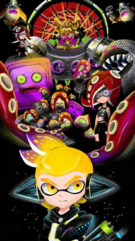 Sht Splatoon Games Splatoon Comics Video Game Posters Corny Squid