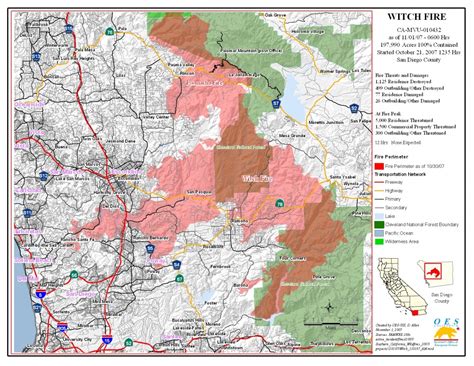 Cal Fire Map Wildfire Danger Zones In San Diego County San Diego
