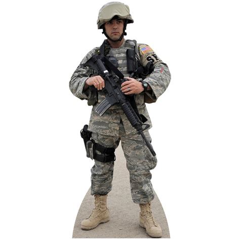 Soldier Air Force Cardboard Cutout Standee Standup