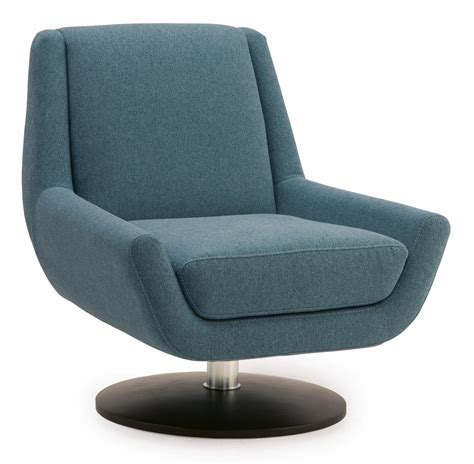 Plato Contemporary Swivel Chair With Metal Base By Palliser At Ahfa