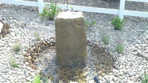 Pondless Bubbling Rock Water Feature Installed By Westminster Landscape