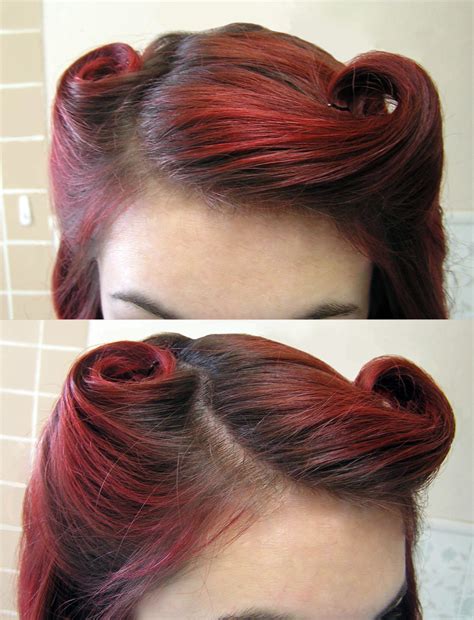 Red Hair Victory Roll