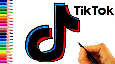 Tik Tok Logo Nas L Izilir How To Draw The Tik Tok Logo Youtube