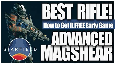 Starfield Best Rifle In The Game Get THE MAGSHEAR In Minutes YouTube