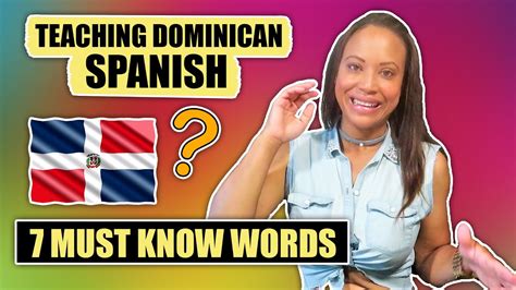 Dominican Spanish Teaching Dominican Spanish Fast And Easy Youtube