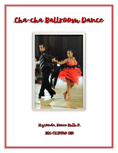 Chacha Ballroom Dance The Cha Cha Dance Originated From Cuba And Was