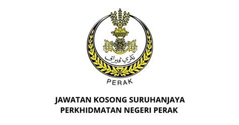 Dapatkan informasi dan jawatan kosong lain di perak. Jawatan Kosong Kerajaan Perak 2020 SPA - SPA