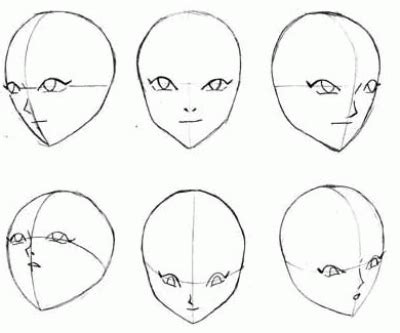 Lips are often simplified down to a line, but some styles or. Tutorial Drawing the Head Part 1 Animemanga Style