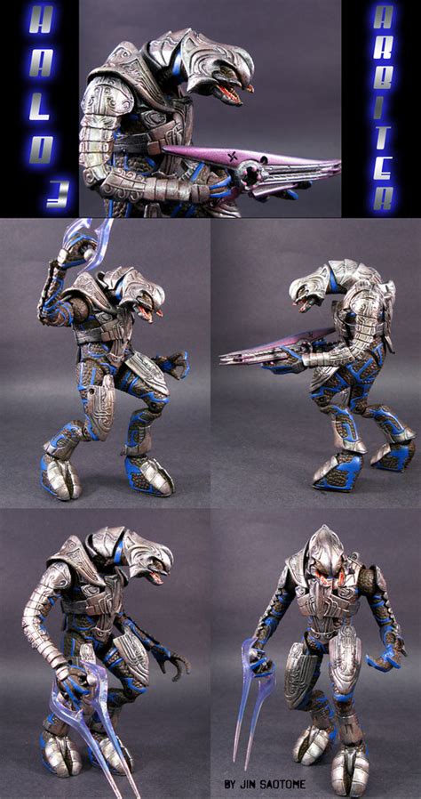 Halo 2 Arbiter Silver Armor Custom Action Figure Made By Flickr