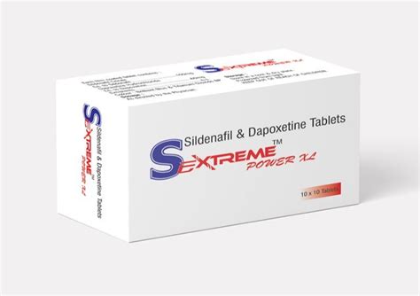sextreme power xl sildenafil 100mg and dapoxetine 60mg tablets at rs 100 strip erectile