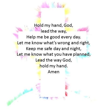 A Small Prayer I Thought Would Be Great For Children To Say Every Day
