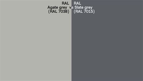 Ral Agate Grey Vs Slate Grey Side By Side Comparison