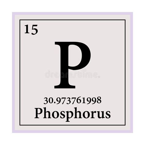 Phosphorus Periodic Table Of The Elements Vector Illustration Eps 10