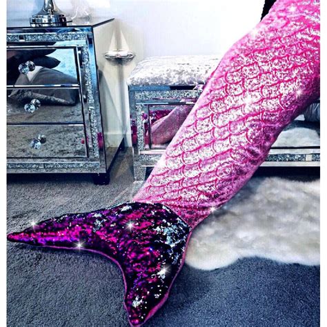 Lemonade Mermaid Sequin Tail Blanket Hot Pink