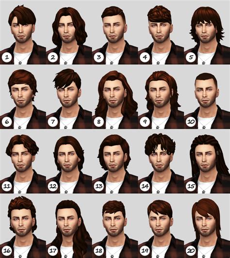 Nbht The Trash Files Sims 4 Hair Male Sims 4 Characters Sims 4