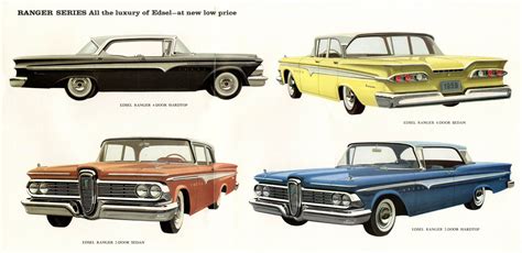Edsel Rangers At A New Low Price Edsel Car Brochure Ford Motor Company