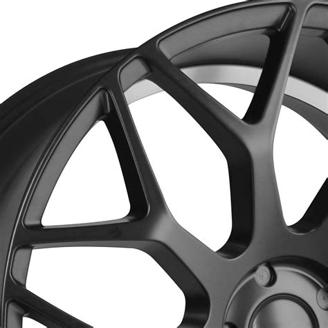 Xix Exotic X47 Wheels Matte Black With Machined Undercut Rims
