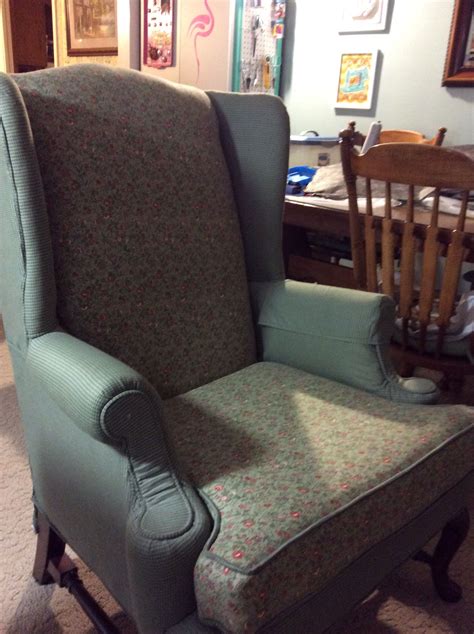 Another View Clayton Marcus Queen Anne Wing Back Chair Chair Home