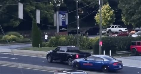 Video shows Atlanta police chase ending in carnage after fleeing truck