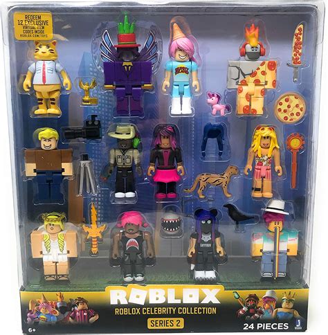 Roblox Série 2 Roblox Coleção Celebridades Conjunto de 24 peças