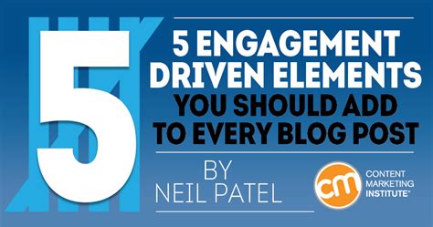 5 Engagement Driven Elements You Should Add To Every Blog Post