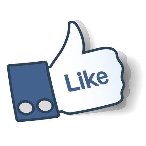 Facebook Like Thumbs Up Symbol Png Transparent Background Free