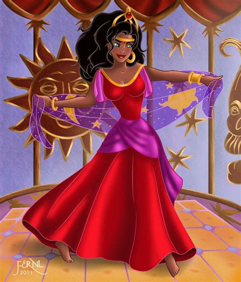 The Dance Of Esmeralda By Fernl On Deviantart Disney Nerd Disney Fan Art Disney Style Disney