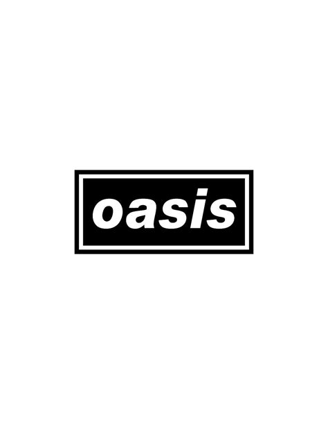 Oasis Rock Logo Music Band Decals Passion Stickers