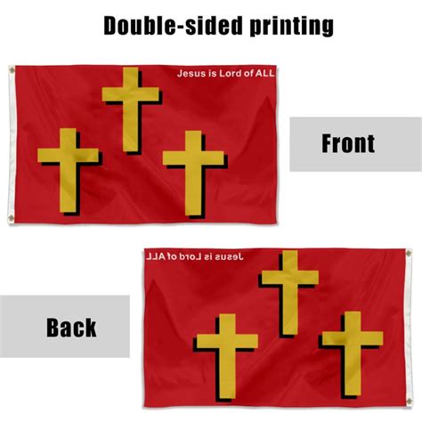 Jesus Is Lord Of All Flag Banner Jesus Flag Banner