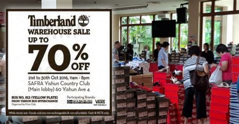 Free shipping cod easy returns and exchanges. Timberland Warehouse Sale is happening at SAFRA Yishun ...