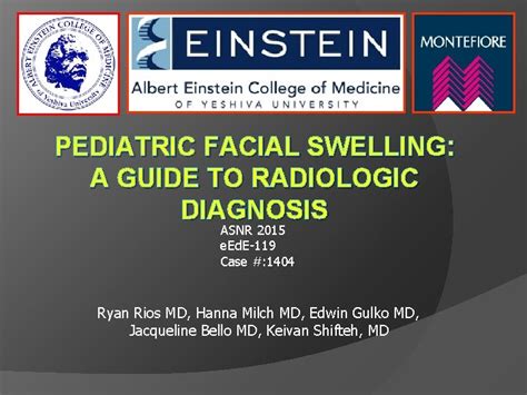 Pediatric Facial Swelling A Guide To Radiologic Diagnosis