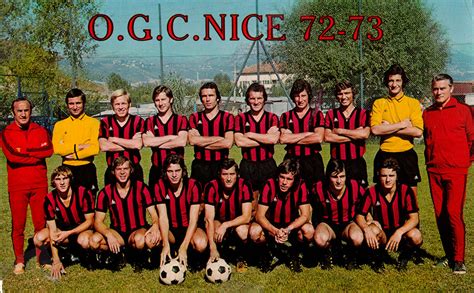 Ogc Nice 1972 1973 Photo Déquipe