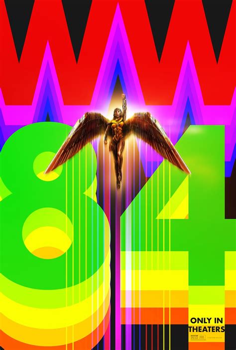 Wonder Woman 1984 Gal Gadot Dc 2020 Movie Poster
