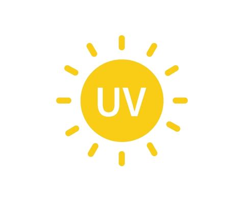 Premium Vector Uv Protection Icon Solar Ultraviolet Uv Radiation Logo