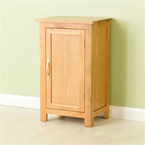 See all tv stands with cabinets. Carne - Oak Small Cupboard One Door / Shelf Inside ...
