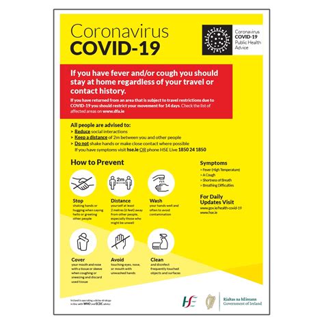 Jun 20, 2018 · topics: Covid-19 HSE Sign Prevent Spread Of Coronavirus Ireland Cork