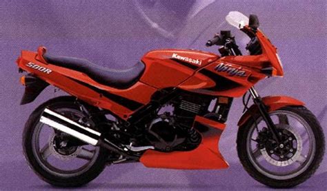 Presented motorcycle kawasaki ninja 500 r by year 2002 like many motorcyclists. 1999 Kawasaki Ninja 500R