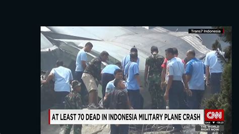 at least 70 dead in indonesia military plane crash cnn video