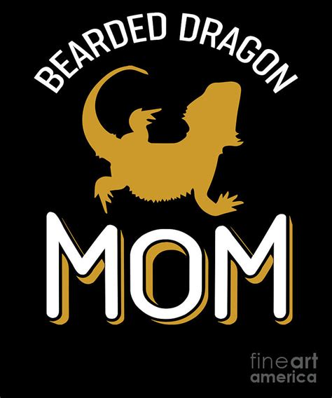 Bearded Dragon Mom Digital Art By Raphaelartdesign Fine Art America