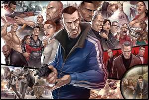 Incredible Grand Theft Auto Iv Fan Art Gaming